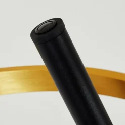 hofstein Lampadaire Khovet LED Noir, 1 lumière