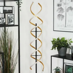 hofstein Lampadaire Khovet LED Noir, 1 lumière