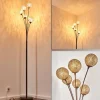 Lampes Dorées-hofstein Lampadaire Kitee Brun, 6 lumières