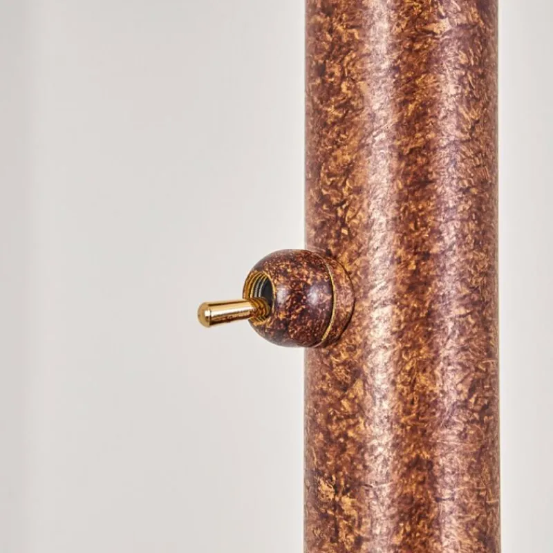 Lampes Dorées-hofstein Lampadaire Kitee Brun, 6 lumières