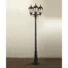 Luminaires Konstsmide Lampadaire Konstsmide Firenze Noir, 3 lumières