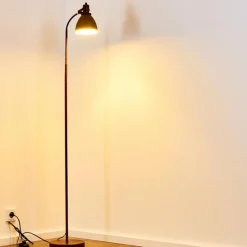 hofstein Lampadaire Koppom Rouille, 1 lumière* Lampadaires Et Lampes Sur Pied