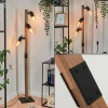 Luminaires Scandinaves-hofstein Lampadaire Kouk Écru, Noir, 3 lumières
