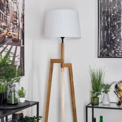 Lampes En Tissu-hofstein Lampadaire Kratie Écru, 1 lumière