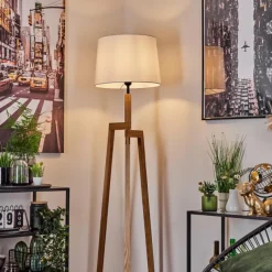 Lampes En Tissu-hofstein Lampadaire Kratie Écru, 1 lumière