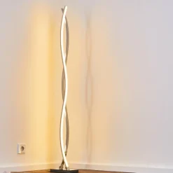 hofstein Lampadaire Kudus LED Chrome, 4 lumières* Éclairage Led