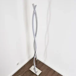 hofstein Lampadaire Kudus LED Chrome, 4 lumières* Éclairage Led