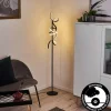 Lampes Art Déco-hofstein Lampadaire Lavaca LED Noir, 2 lumières