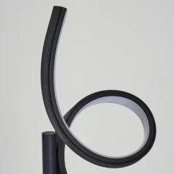 Lampes Art Déco-hofstein Lampadaire Lavaca LED Noir, 2 lumières