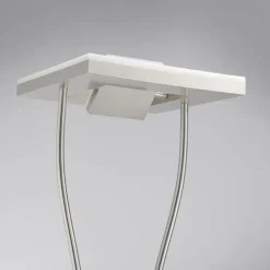 Lampes Industrielles-Luminaires Leuchten Direkt Lampadaire Leuchten Direkt HELIA LED Acier inoxydable, 1 lumière