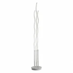 Luminaires Leuchten Direkt Lampadaire Leuchten Direkt WAVE LED Acier inoxydable, 3 lumières, Télécommandes* Éclairage Led