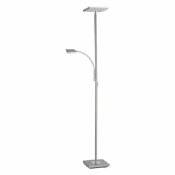Luminaires Leuchten Direkt Lampadaire Leuchten Direkt HANS LED Acier inoxydable, 2 lumières* Lampadaires Et Lampes Sur Pied