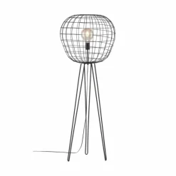 Lampes Industrielles-Luminaires Leuchten Direkt Lampadaire Leuchten Direkt FABIO Noir, 1 lumière