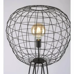 Lampes Industrielles-Luminaires Leuchten Direkt Lampadaire Leuchten Direkt FABIO Noir, 1 lumière