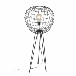 Lampes Industrielles-Luminaires Leuchten Direkt Lampadaire Leuchten Direkt FABIO Noir, 1 lumière