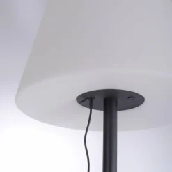 Luminaires Leuchten Direkt Lampadaire Leuchten Direkt HOLLY LED Noir, 1 lumière, Changeur de couleurs