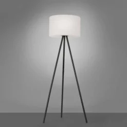 Luminaires Leuchten Direkt Lampadaire Leuchten Direkt HOLLY LED Noir, 1 lumière, Changeur de couleurs