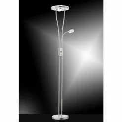 Luminaires Leuchten Direkt Lampadaire Leuchten-Direkt HELIA LED Acier inoxydable, 4 lumières* Lampadaires Et Lampes Sur Pied