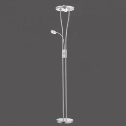 Luminaires Leuchten Direkt Lampadaire Leuchten-Direkt HELIA LED Acier inoxydable, 4 lumières* Lampadaires Et Lampes Sur Pied