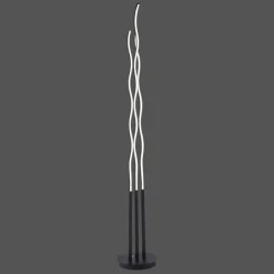 Luminaires Leuchten Direkt Lampadaire Leuchten-Direkt WAVE LED Noir, 3 lumières, Télécommandes* Lampadaires Et Lampes Sur Pied