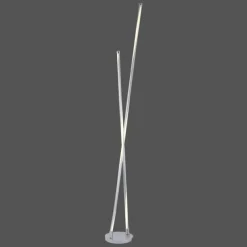 Luminaires Leuchten Direkt Lampadaire Leuchten-Direkt MARLO LED Acier inoxydable, 2 lumières* Éclairage Led