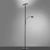 Luminaires Leuchten Direkt Lampadaire Leuchten-Direkt HANS LED Noir, 2 lumières* Éclairage Led