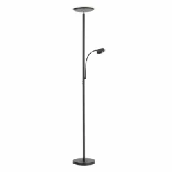Luminaires Leuchten Direkt Lampadaire Leuchten-Direkt HANS LED Noir, 2 lumières* Éclairage Led