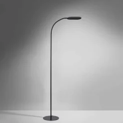 Luminaires Leuchten Direkt Lampadaire Leuchten-Direkt KELLY LED Noir, 1 lumière* Éclairage Led
