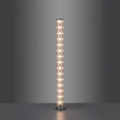 Luminaires Leuchten Direkt Lampadaire Leuchten-Direkt BINGO LED Chrome, 1 lumière, Télécommandes, Changeur de couleurs* Éclairage Led