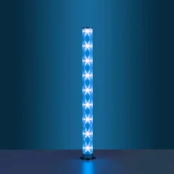 Luminaires Leuchten Direkt Lampadaire Leuchten-Direkt BINGO LED Chrome, 1 lumière, Télécommandes, Changeur de couleurs* Éclairage Led