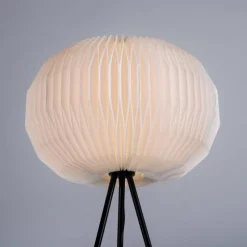 Lampes Vintages & Rétros-Luminaires Leuchten Direkt Lampadaire Leuchten-Direkt PAPEL Blanc, 1 lumière