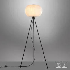 Lampes Vintages & Rétros-Luminaires Leuchten Direkt Lampadaire Leuchten-Direkt PAPEL Blanc, 1 lumière