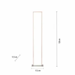 Luminaires Leuchten Direkt Lampadaire Leuchten-Direkt FELIX60 LED Acier brossé, 2 lumières, Télécommandes, Changeur de couleurs* Éclairage Led