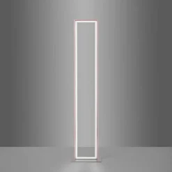 Luminaires Leuchten Direkt Lampadaire Leuchten-Direkt FELIX60 LED Acier brossé, 2 lumières, Télécommandes, Changeur de couleurs* Éclairage Led