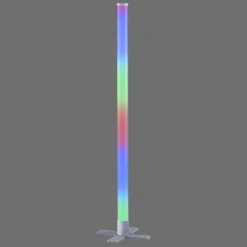 Luminaires Leuchten Direkt Lampadaire Leuchten-Direkt RINGO LED Argenté, 1 lumière, Télécommandes, Changeur de couleurs* Éclairage Led