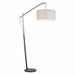 Luminaires Scandinaves-Luminaires Leuchten Direkt Lampadaire Leuchten-Direkt GREEN SOFIE Écru, Noir, 1 lumière