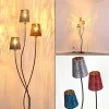Lampes En Tissu-hofstein Lampadaire Liared Noir, 3 lumières