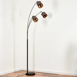 Lampes En Tissu-hofstein Lampadaire Lohobe Noir, 3 lumières