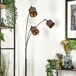 Lampes En Tissu-hofstein Lampadaire Lohobe Noir, 3 lumières