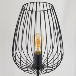 hofstein Lampadaire Luano Noir, 1 lumière