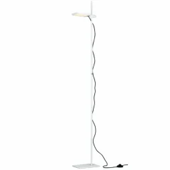 Luce Design Lampadaire Book LED Blanc, 1 lumière* Lampadaires Et Lampes Sur Pied