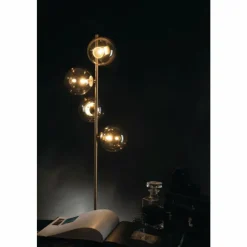 Luce Design Lampadaire NEPTUN Laiton, 4 lumières
