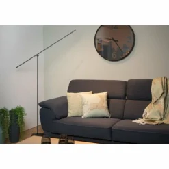 Luminaires Lucide Lampadaire Lucide AGENA LED Noir, 1 lumière* Lampadaires Et Lampes Sur Pied