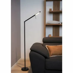 Luminaires Lucide Lampadaire Lucide BERGAMO LED Noir, 1 lumière