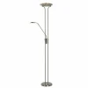 Luminaires Rustiques-Luminaires Lucide Lampadaire Lucide CHAMPION LED Chrome, 2 lumières