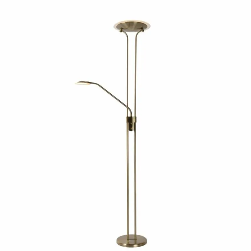 Luminaires Rustiques-Luminaires Lucide Lampadaire Lucide CHAMPION-LED Bronze, 1 lumière