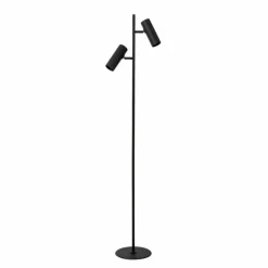 Luminaires Lucide Lampadaire Lucide CLUBS Noir, 2 lumières* Lampadaires Et Lampes Sur Pied