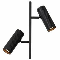 Luminaires Lucide Lampadaire Lucide CLUBS Noir, 2 lumières* Lampadaires Et Lampes Sur Pied