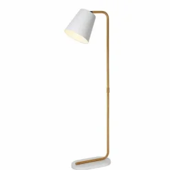 Luminaires Scandinaves-Luminaires Lucide Lampadaire Lucide CONA Blanc, 1 lumière