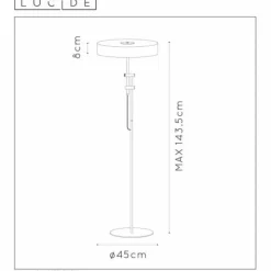 Lampes Dorées-Luminaires Lucide Lampadaire Lucide GIADA Or, 2 lumières